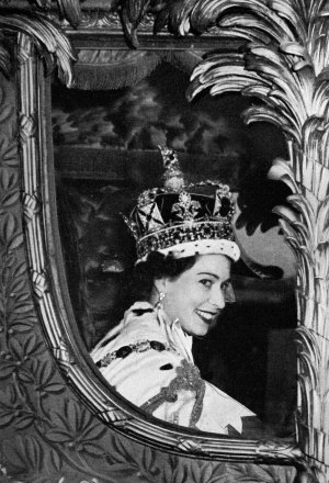 Elizabeth on Coronation Day